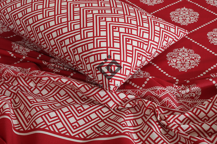 ORNATE FITTED SHEET - (PREMIUM)