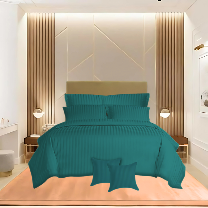 ZINC stripe summer comforter set-8 pcs