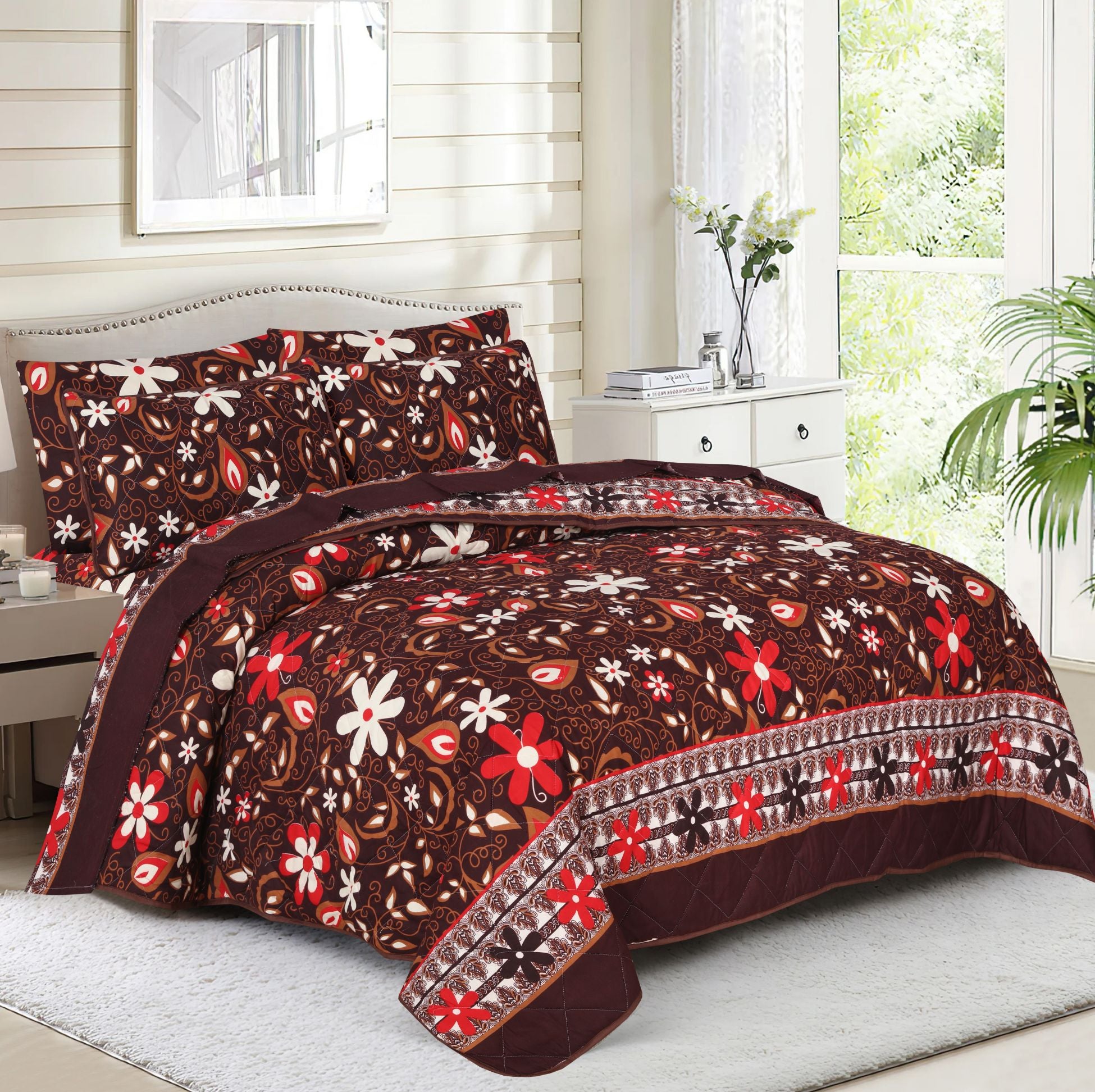 TAWNY WINTER COMFORTER SET- 6 PCS (PREMIUM)