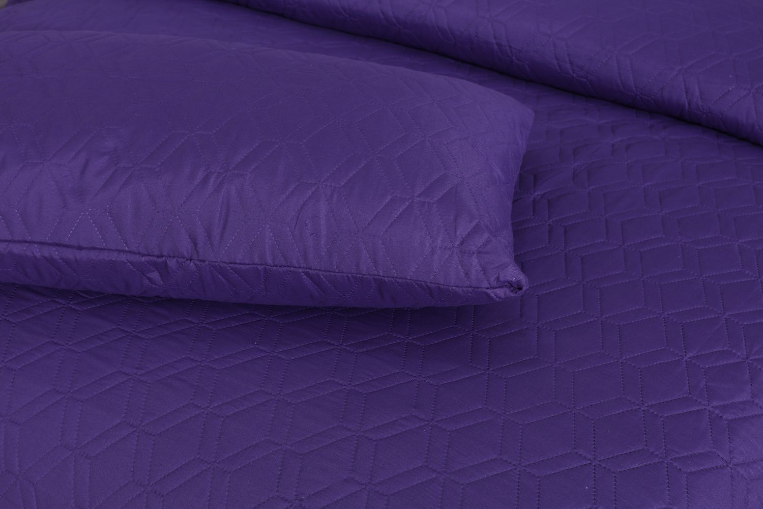 PURPLE BEDSPREAD SET - 3 PCS (PREMIUM)