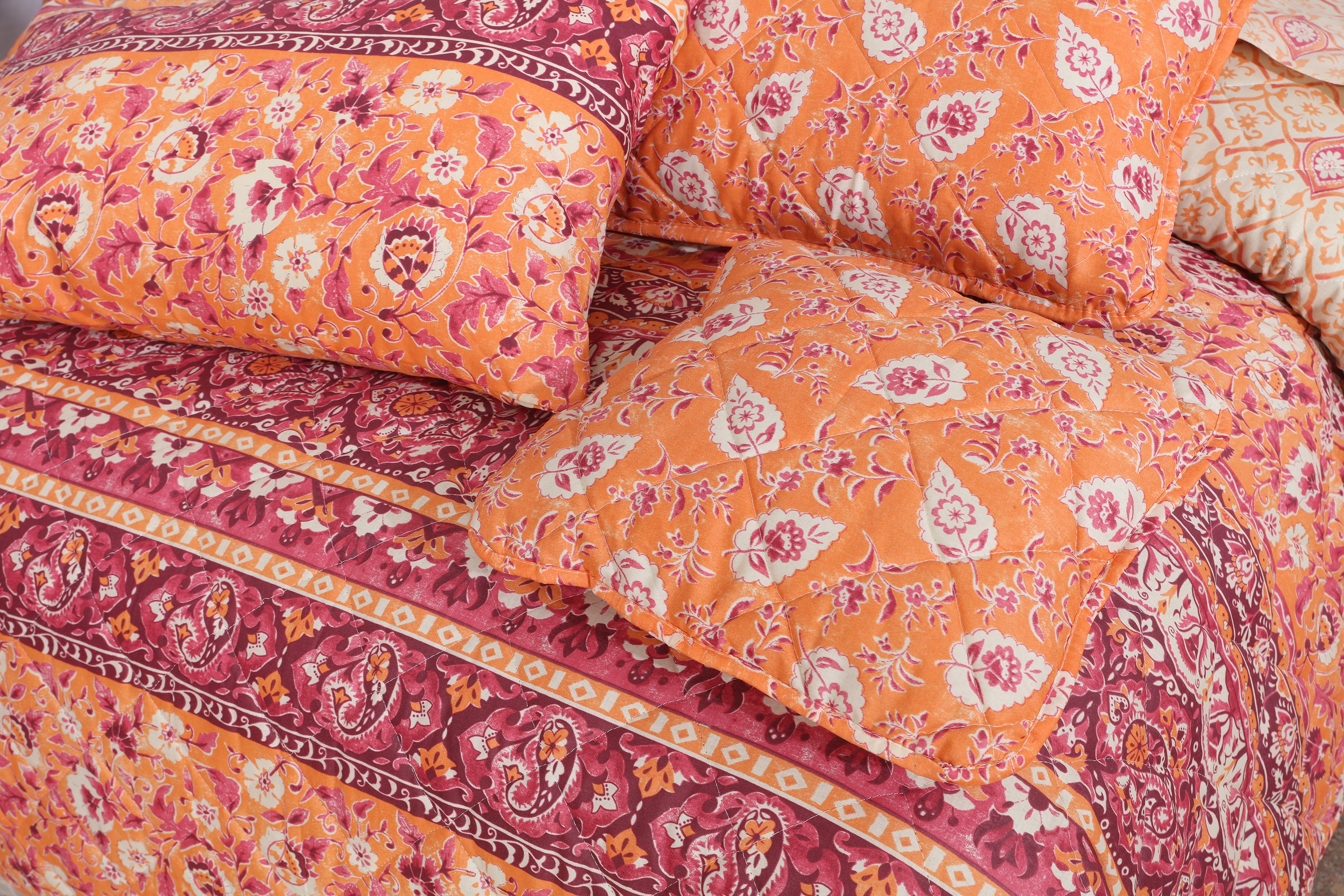 PUMPKIN SUMMER COMFORTER SET- 7 PCS