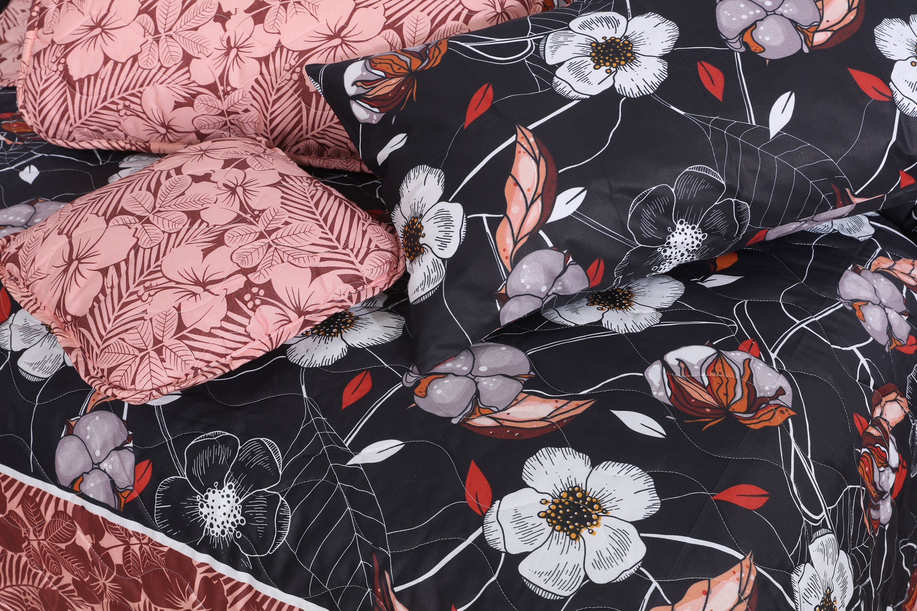 INDIGO SUMMER COMFORTER SET- 7 PCS