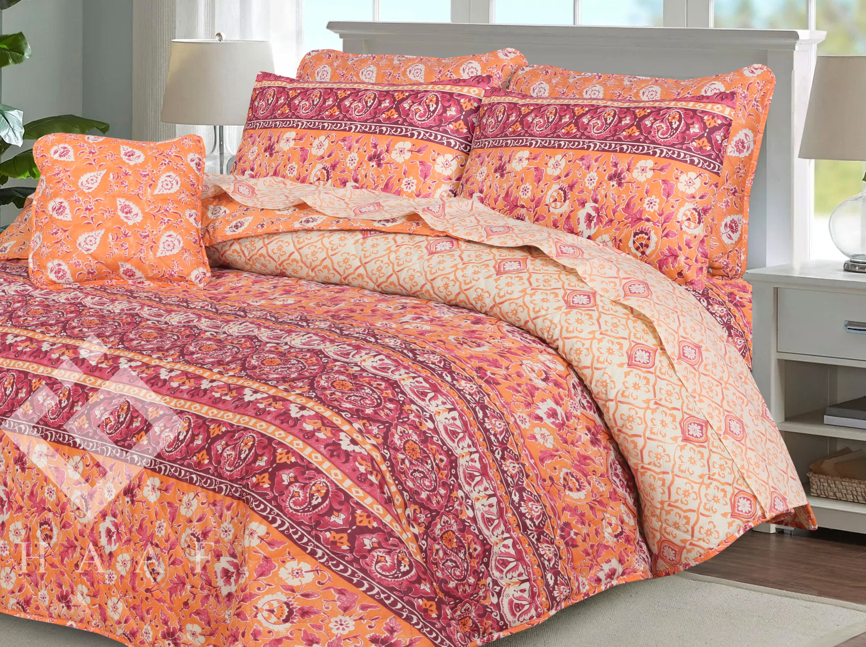 PUMPKIN SUMMER COMFORTER SET- 7 PCS