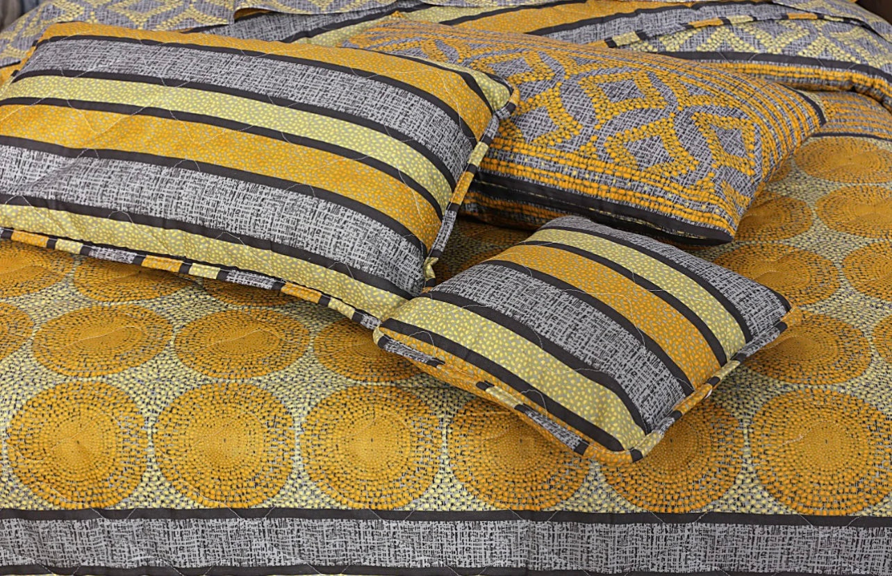 MINT COMFORTER SET- 7 PCS